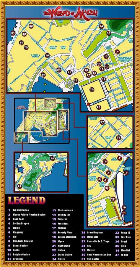 macau casino map.